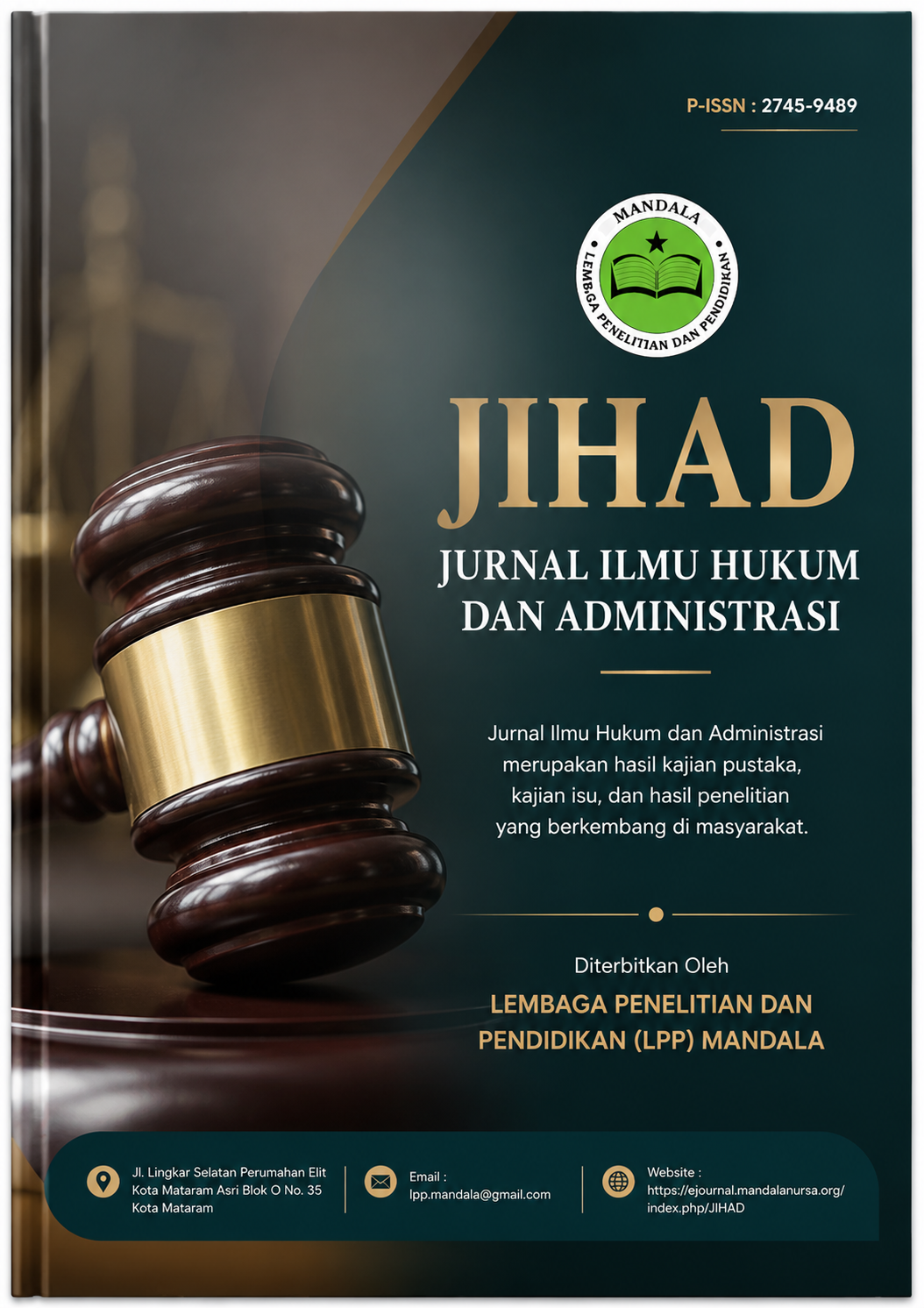 JIHAD : Jurnal Ilmu Hukum dan Administrasi
